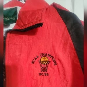 1980s Vintage UL University of Louisville Basketball Jacket